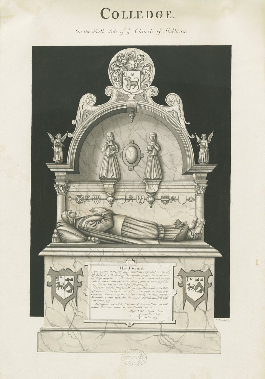 Colwich - Tomba di Robert Wolseley da John Robert Fernyhough