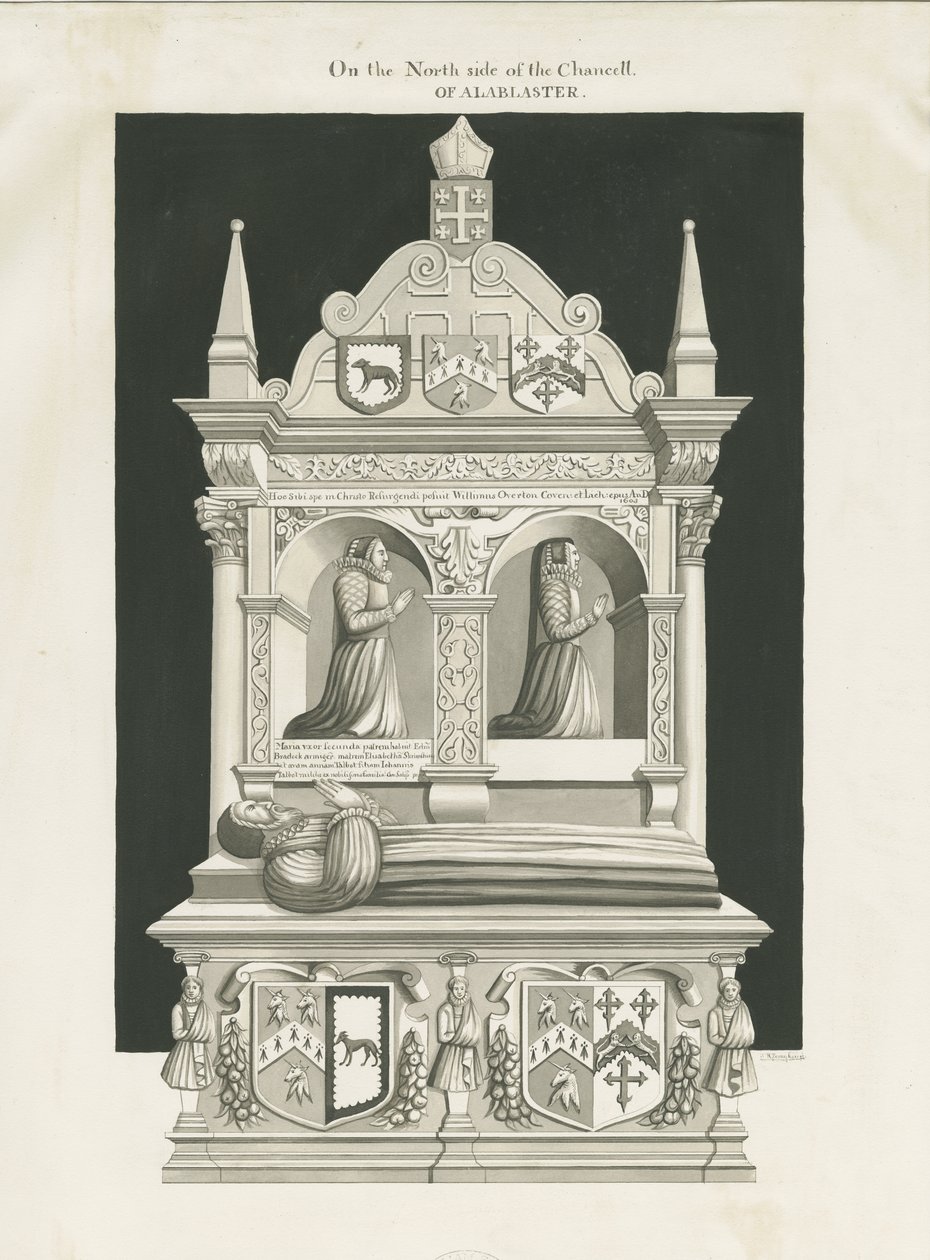 Chiesa di Eccleshall - Tomba del vescovo William Overton da John Robert Fernyhough