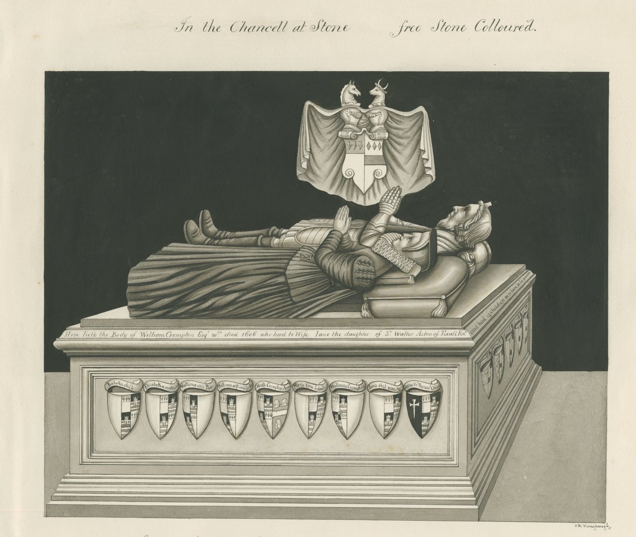 Stone - Tomba di William Crompton da John Robert Fernyhough