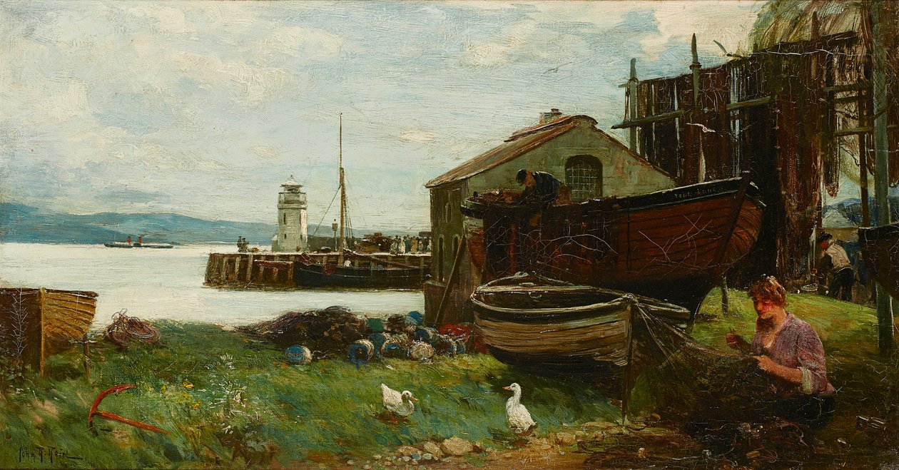 Riparare le reti, Ardrishaig da John Robertson Reid