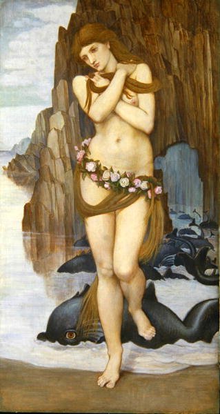 Venere che sorge dal mare, primi anni 1870 da John Roddam Spencer Stanhope