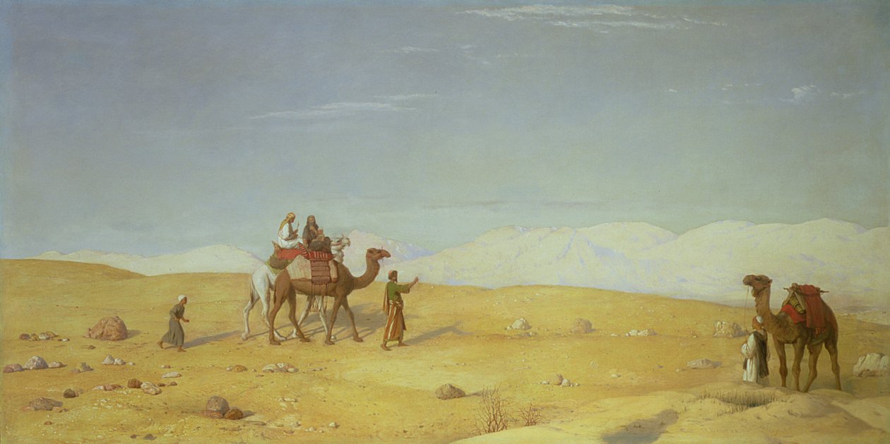 La Valle di Mosè, nel deserto del Sinai, 1866 da John Rogers Herbert