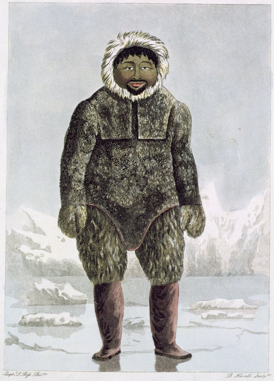 Ervick, un nativo della Baia del Principe Reggente, inciso da Daniel Havell (1785-1826) 1819 da John Ross