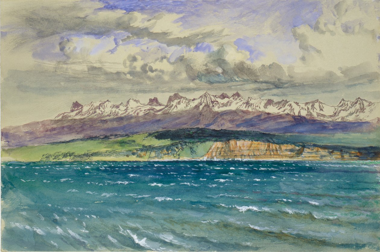 Pomeriggio di primavera, con vento del sud, a Neuchatel da John Ruskin
