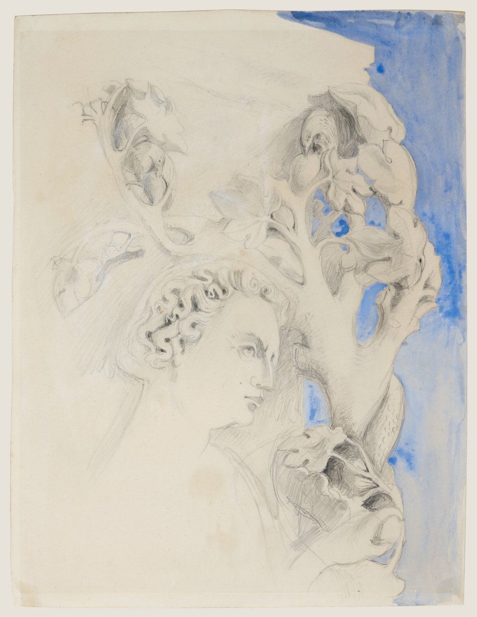 Facciata del Palazzo Ducale, Venezia - Testa di Adamo da John Ruskin