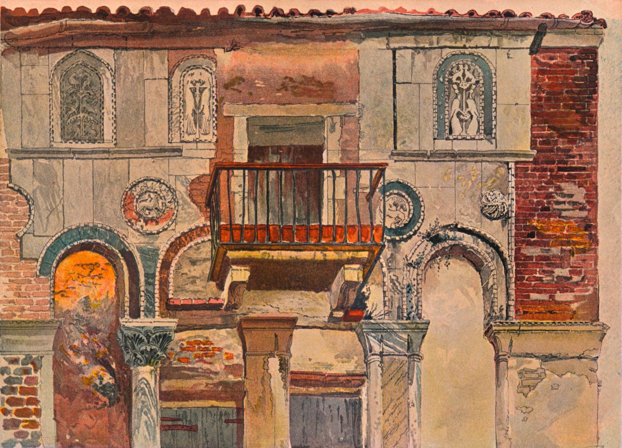 Fondaco dei Turchi, Venezia, c1853 da John Ruskin