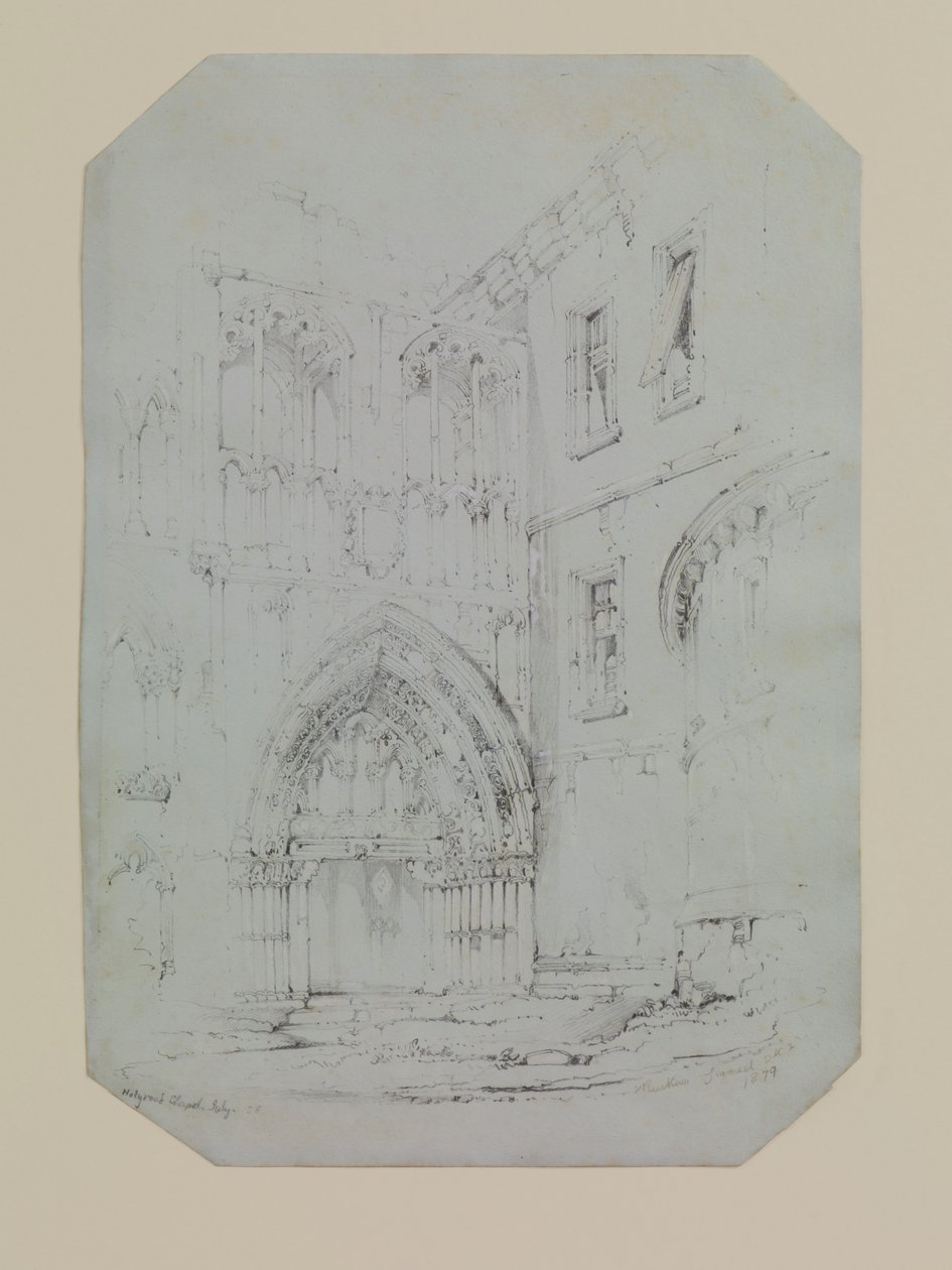 Cappella di Holyrood da John Ruskin
