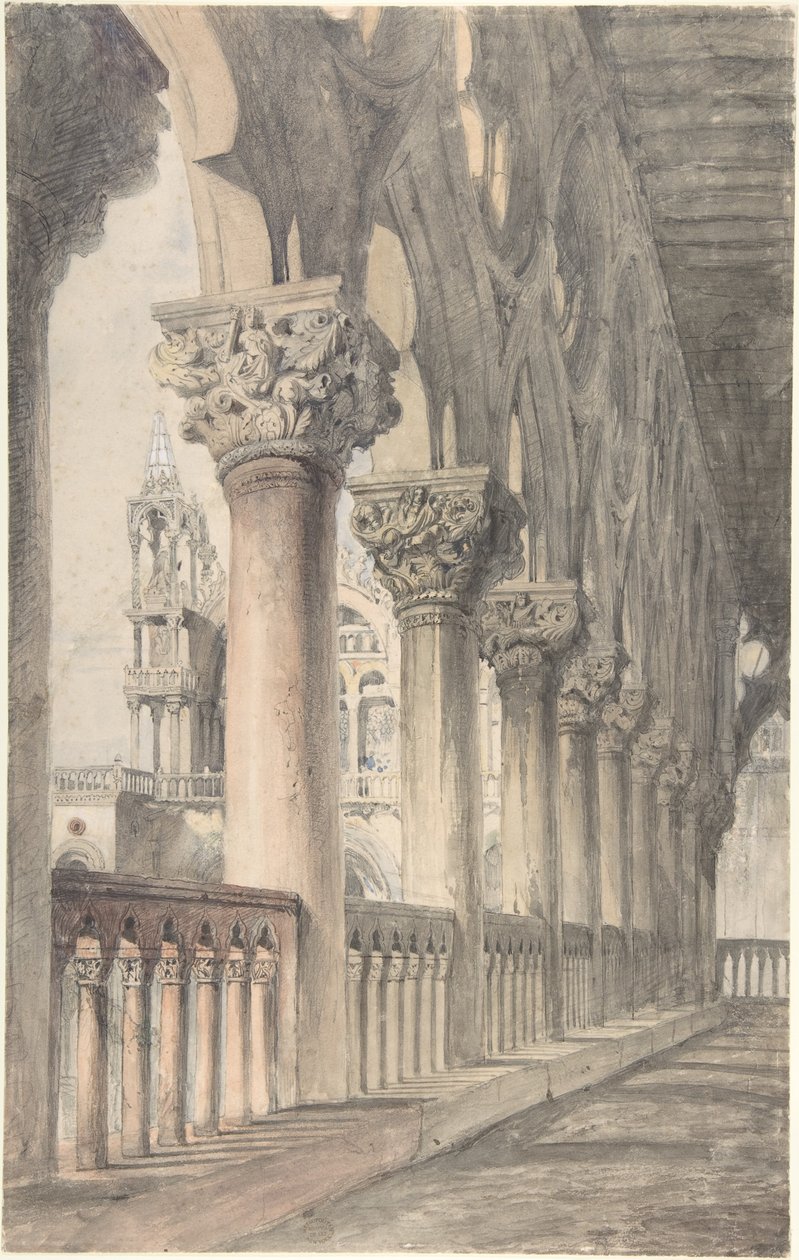 Loggia del Palazzo Ducale, Venezia da John Ruskin