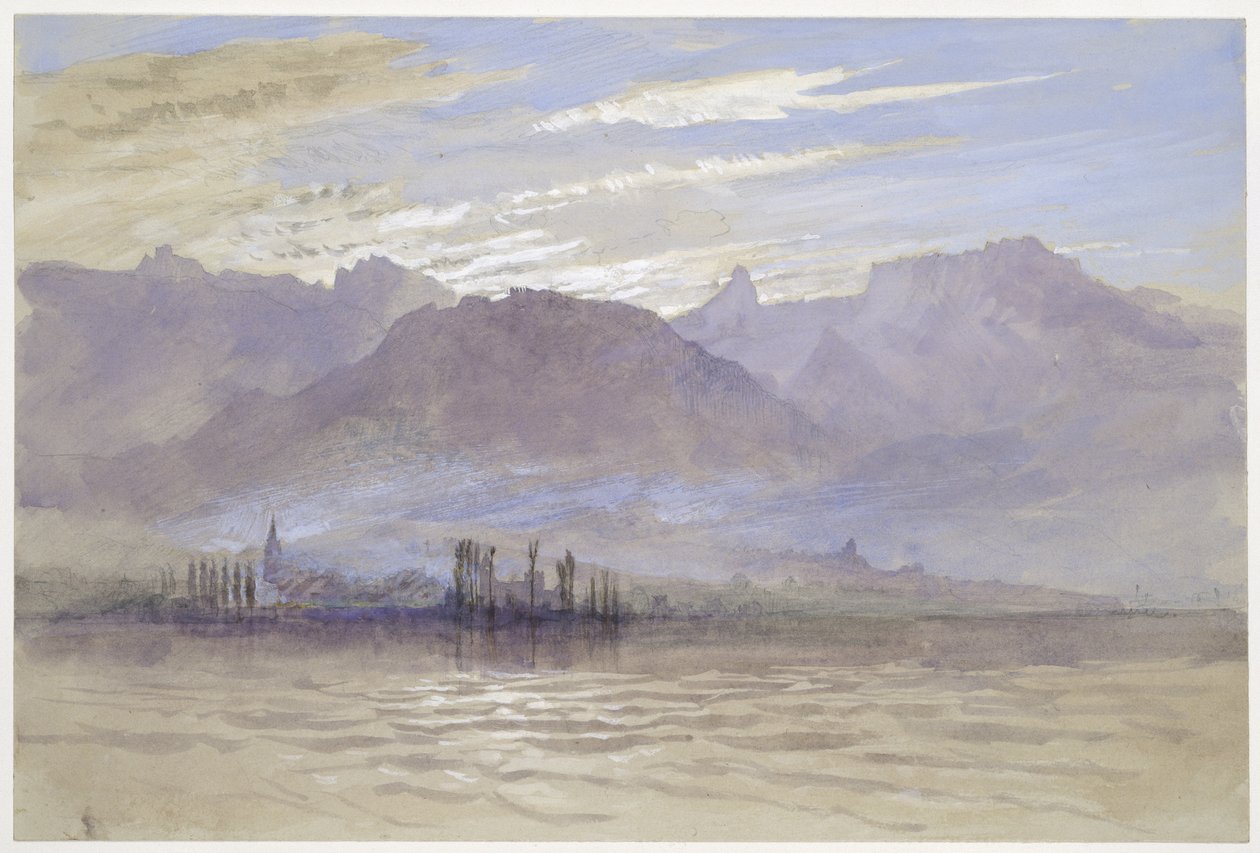 Mattina di Primavera, con Vento di Nord-Est, a Vevey, Maggio - Giugno 1849 o 1 Maggio 1869 da John Ruskin