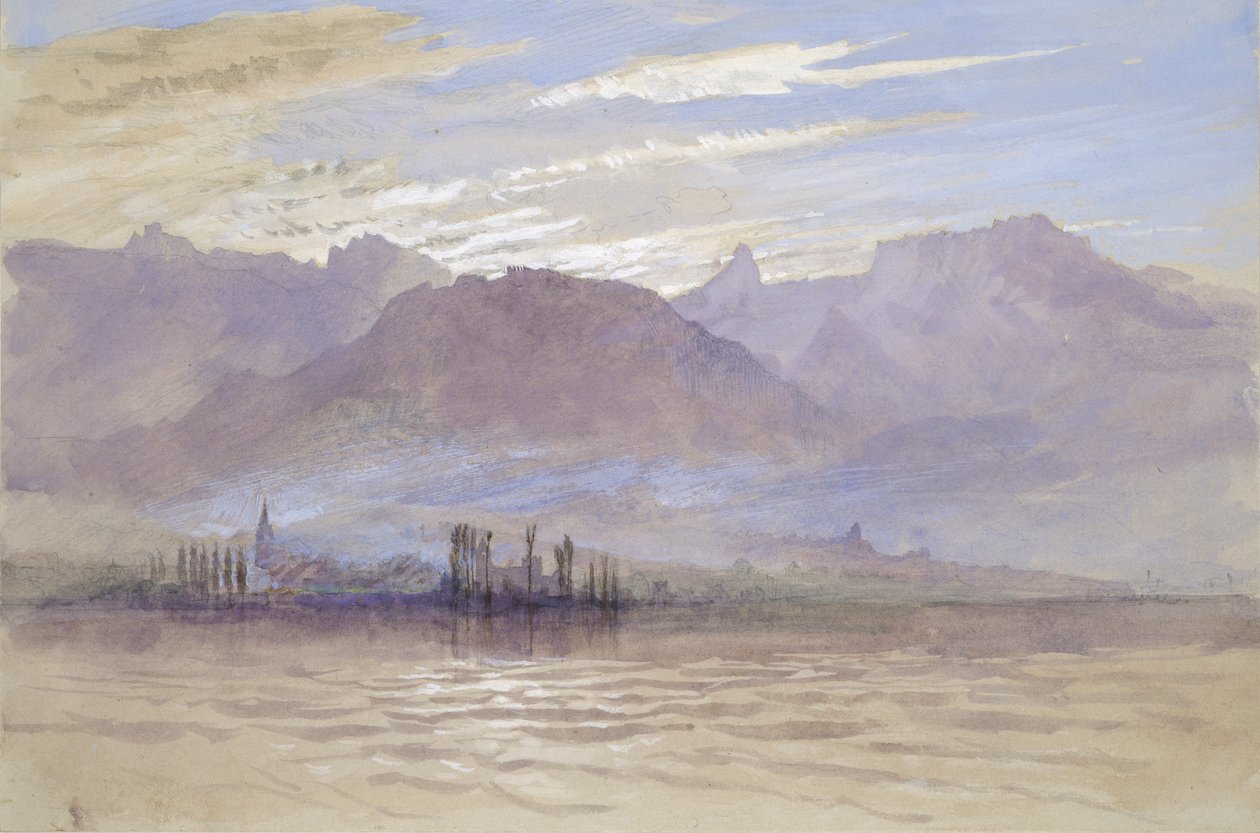 Mattina di primavera, con vento di nord-est, a Vevey, maggio-giugno 1849 o 1 maggio 1869 da John Ruskin