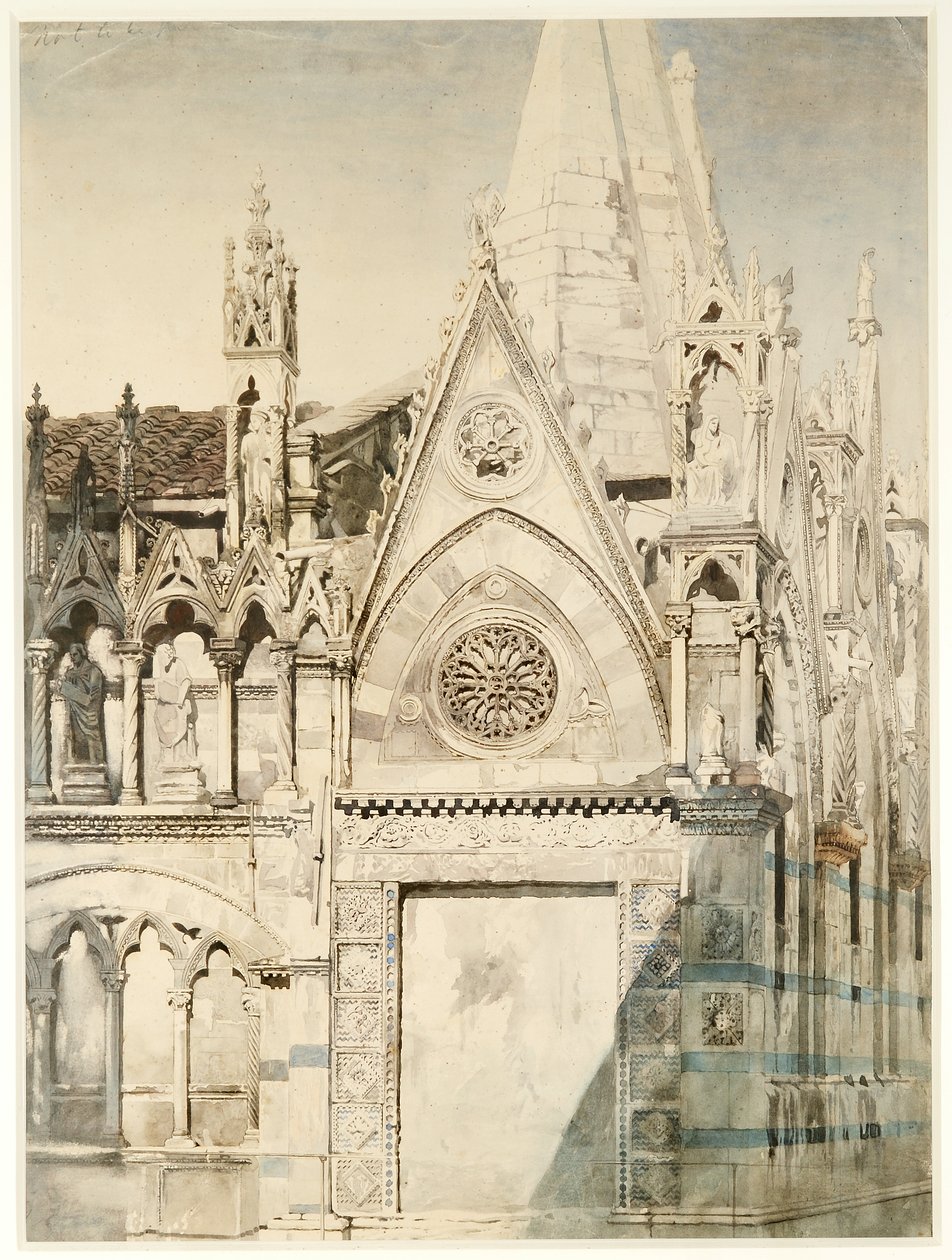 Santa Maria della Spina, lato est, Pisa, Italia da John Ruskin