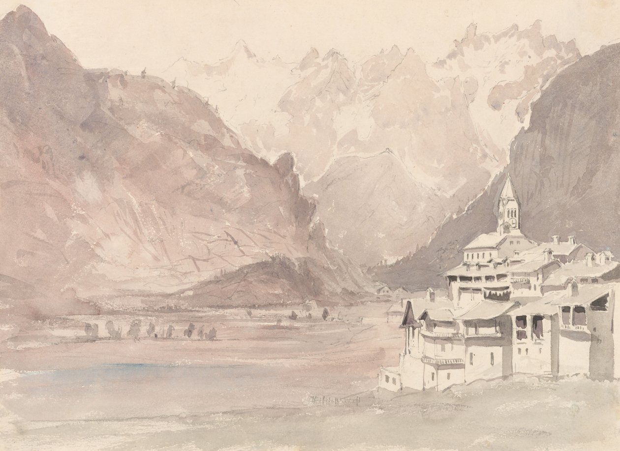 Paesaggio montano svizzero da John Ruskin