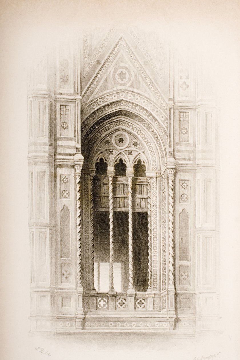 Tracery dal Campanile di Giotto, Firenze, da 