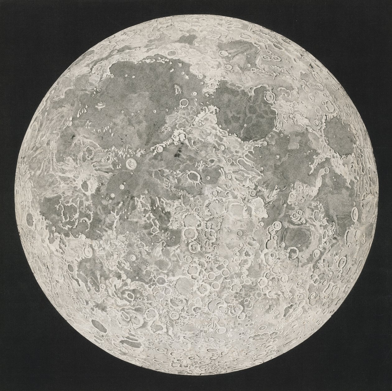 Cartografia Lunare, 1805-06 da John Russell