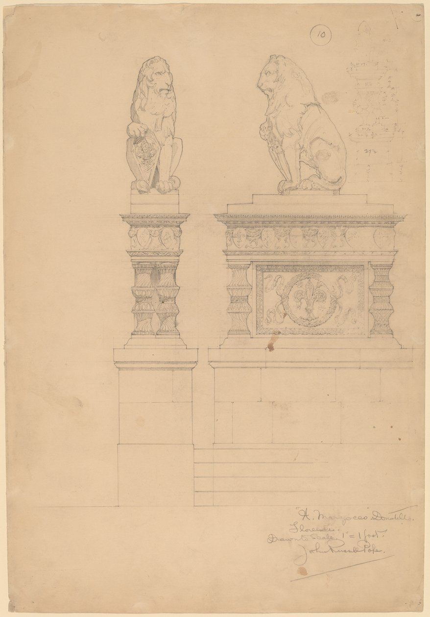 Il Marzocco, Donatello da John Russell Pope