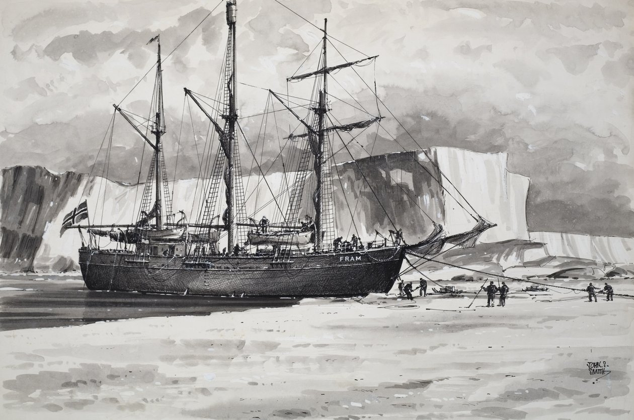 La cornice (gouache su carta) da John S. Smith