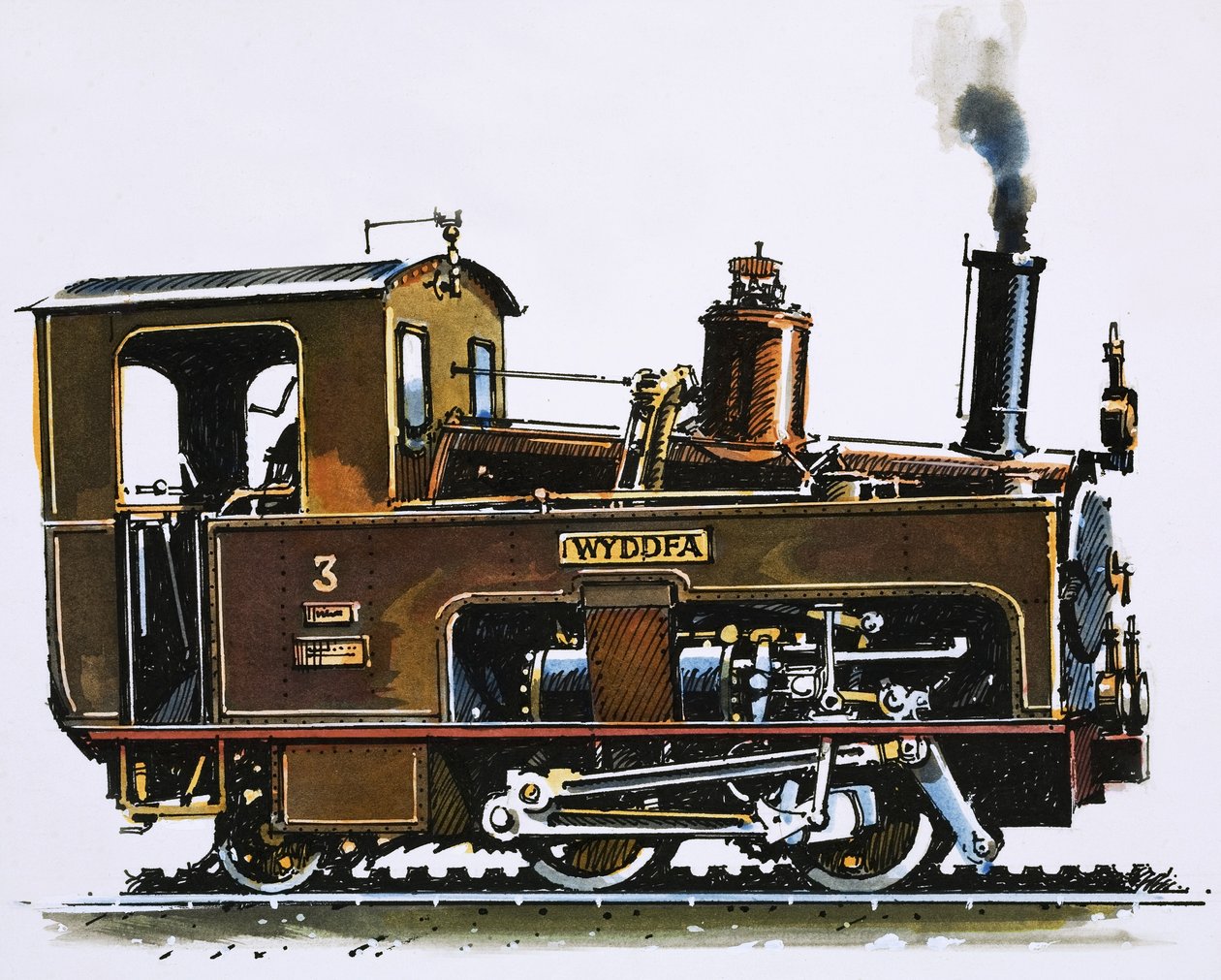 Il mondo della velocità e della potenza: Locomotiva della Snowdon Mountain Railway da John S. Smith