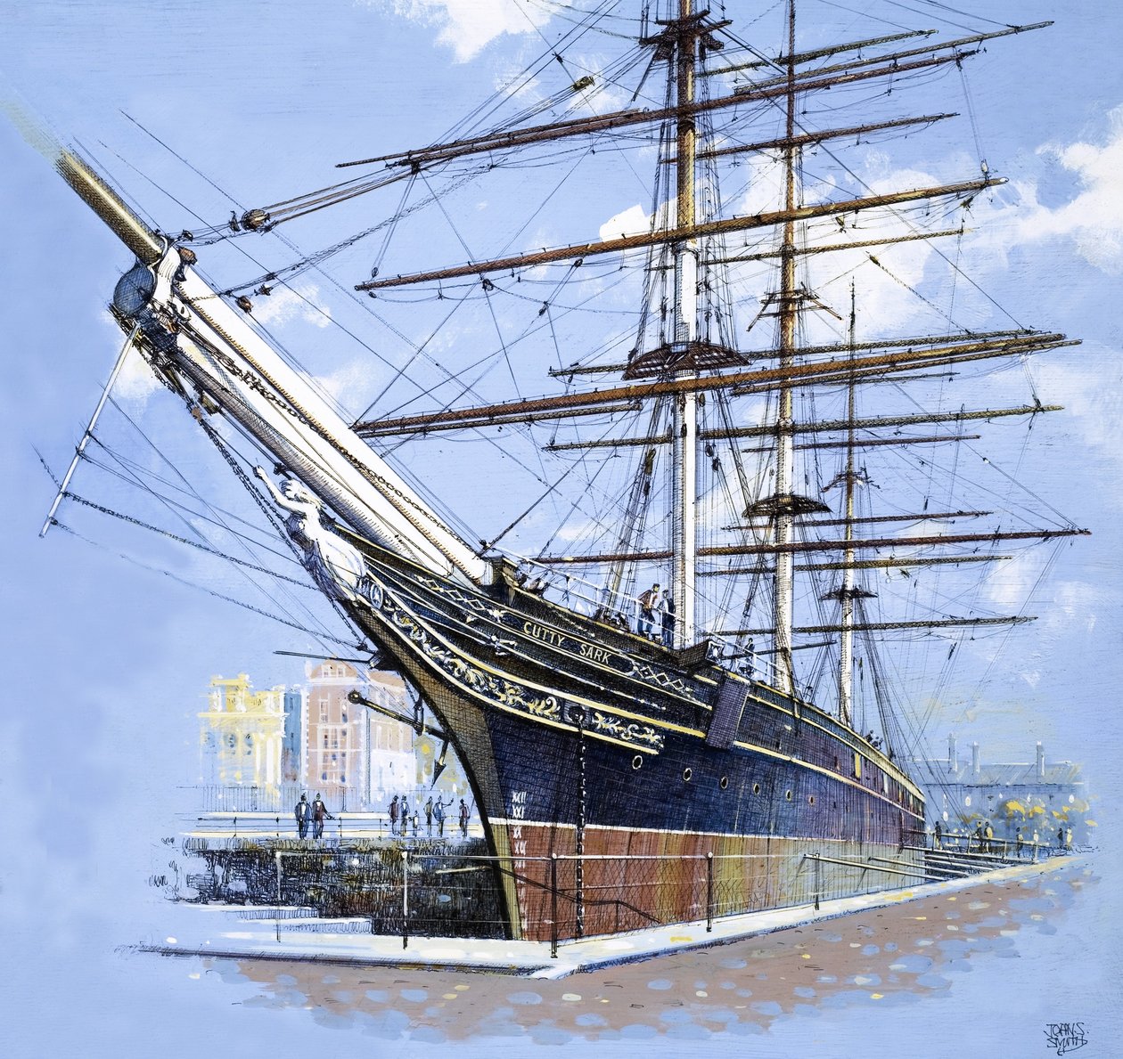 Il clipper da tè Cutty Sark da John S. Smith