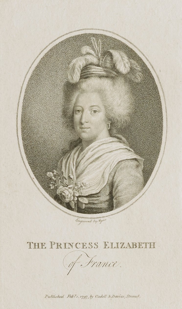 La principessa Elisabetta di Francia da John Samuel Agar