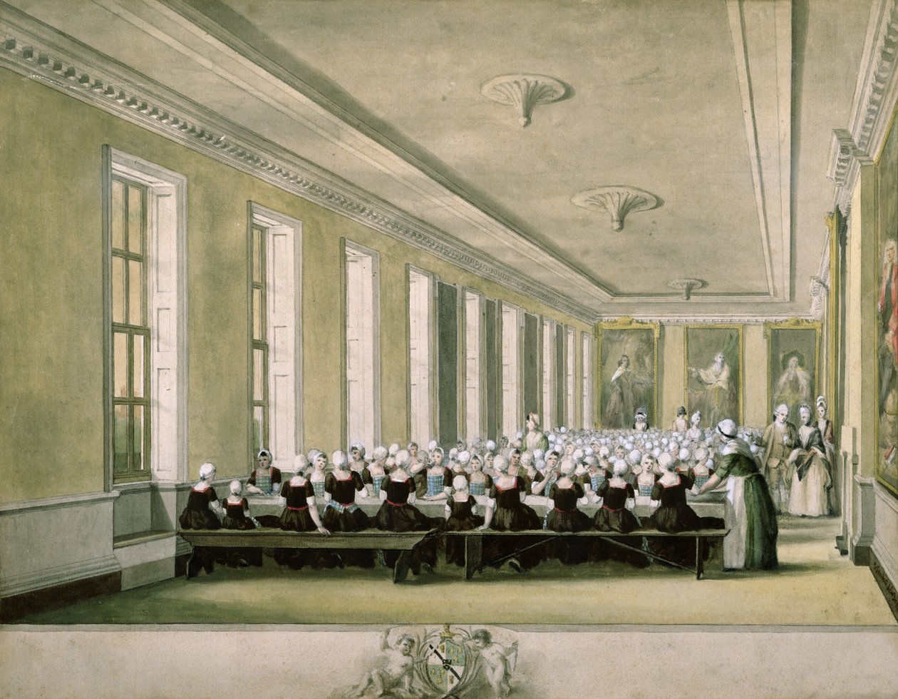 La sala da pranzo delle ragazze dell