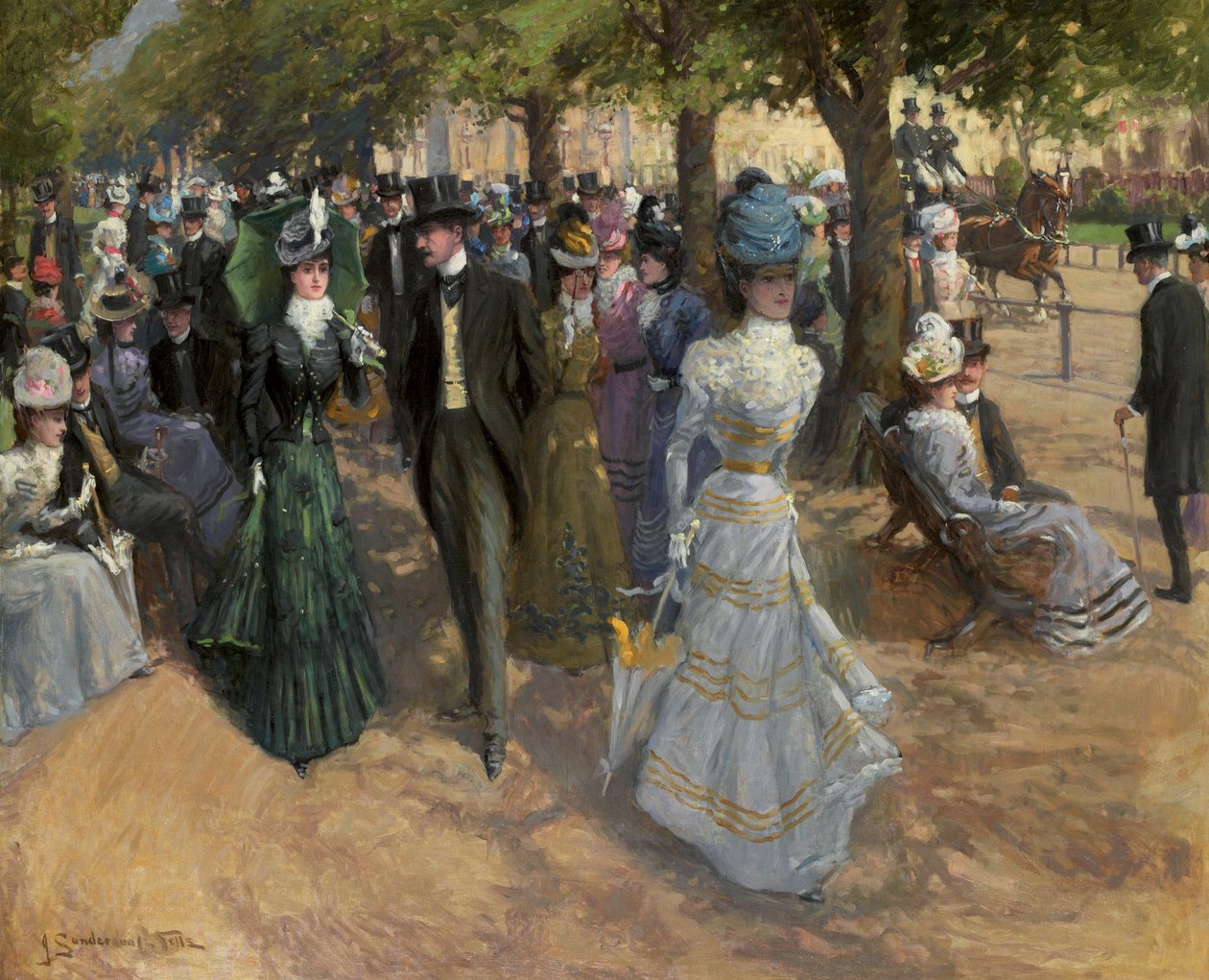 Parata della Chiesa, Hyde Park da John Sanderson Wells