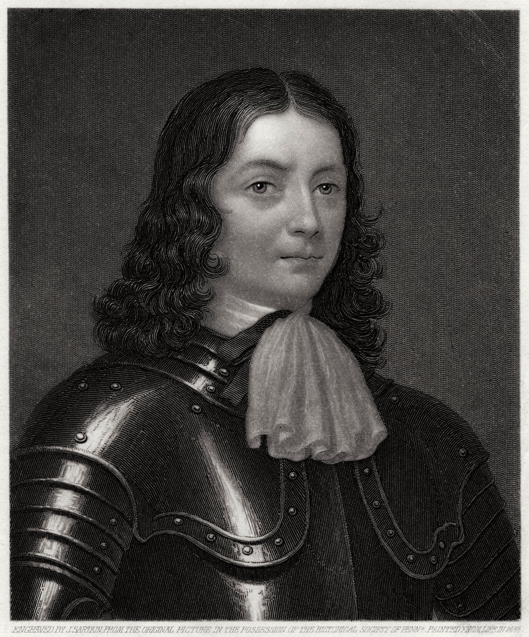 William Penn, dopo il 1666, XIX secolo da John Sartain