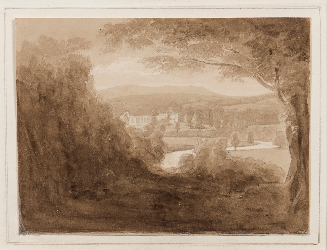 Abbazia di Bolton, Yorkshire, 25-27 ottobre 1824 da John Scarlett Davis