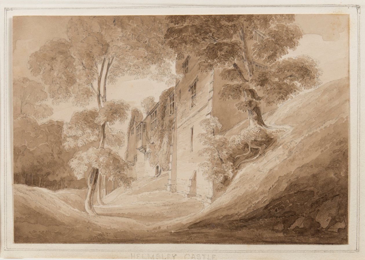 Castello di Helmsley, Yorkshire, 25-27 ottobre 1824 da John Scarlett Davis