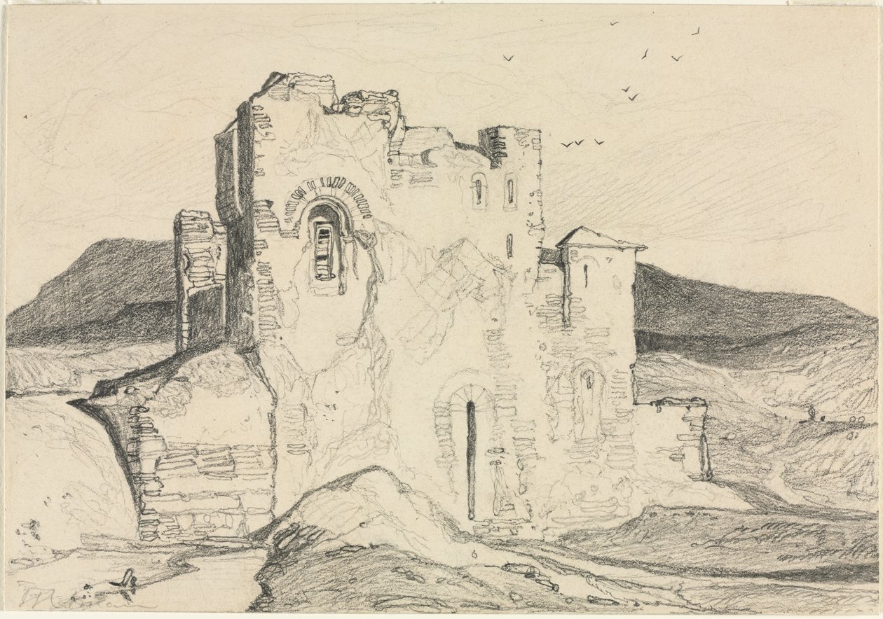 Un castello in Normandia da John Sell Cotman