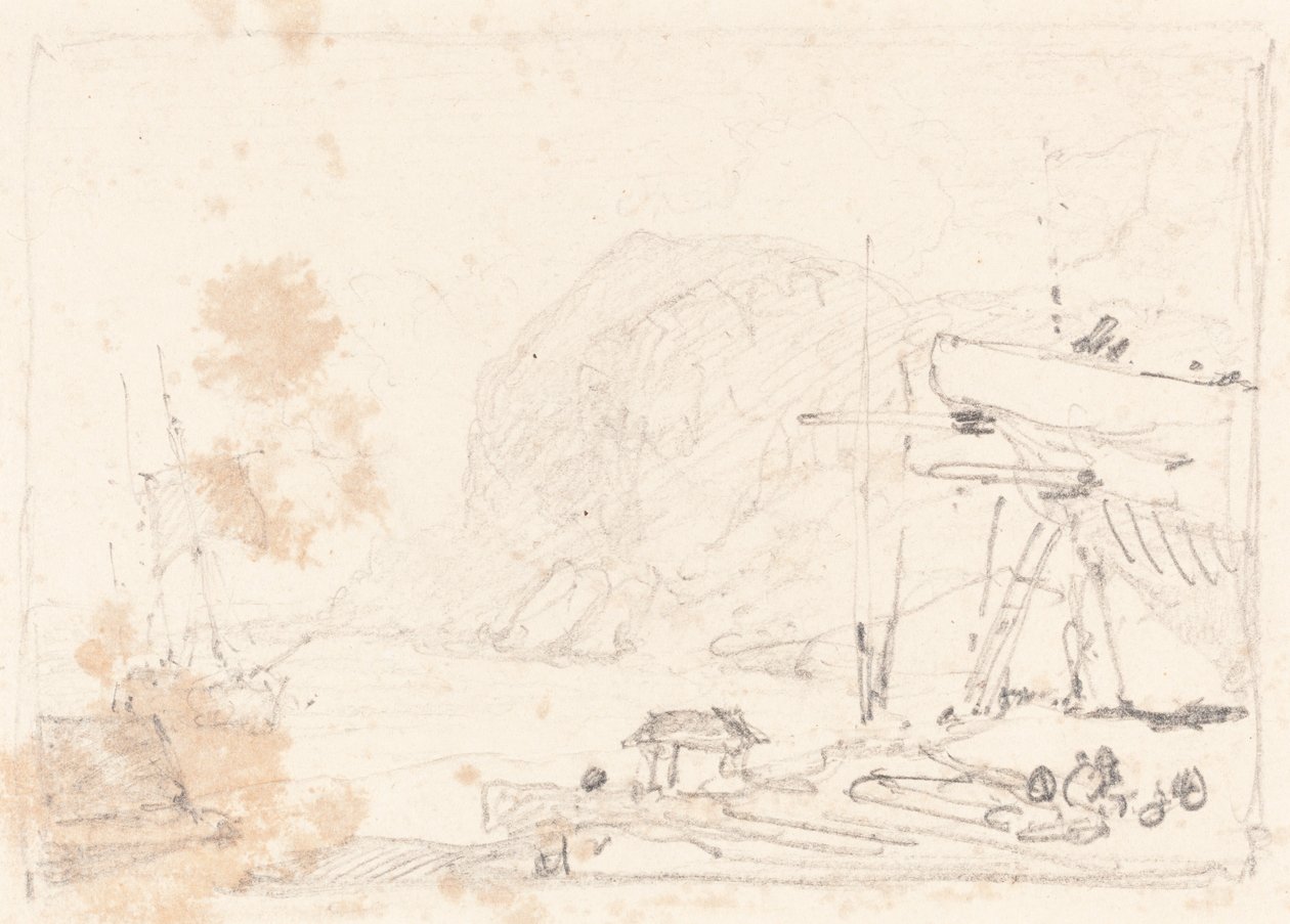 Un Bacino di Carenaggio da John Sell Cotman