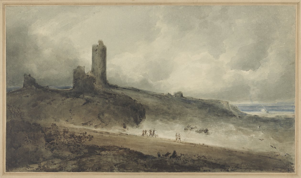 Castello di Aberystwyth da John Sell Cotman