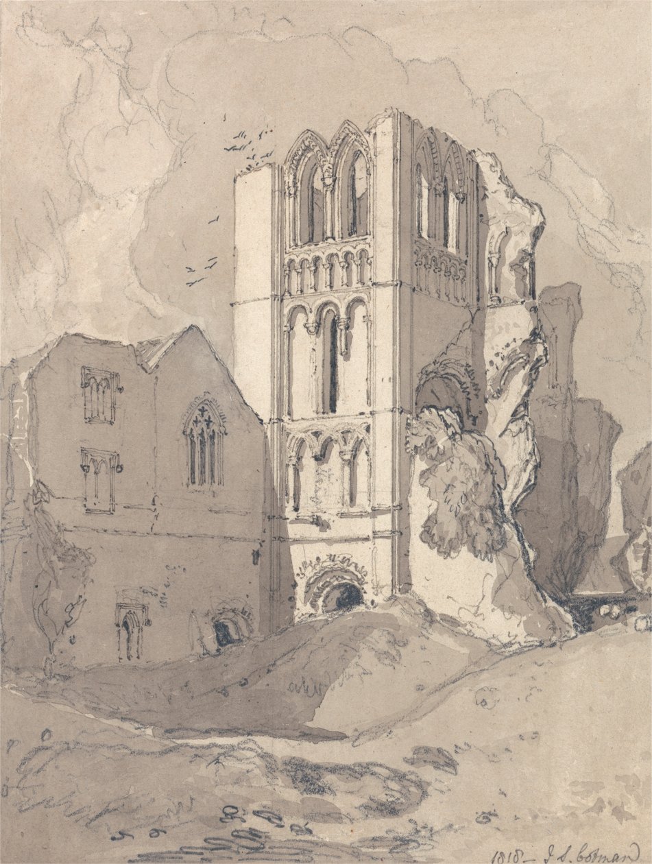 Priorato di Castle Acre, Norfolk da John Sell Cotman