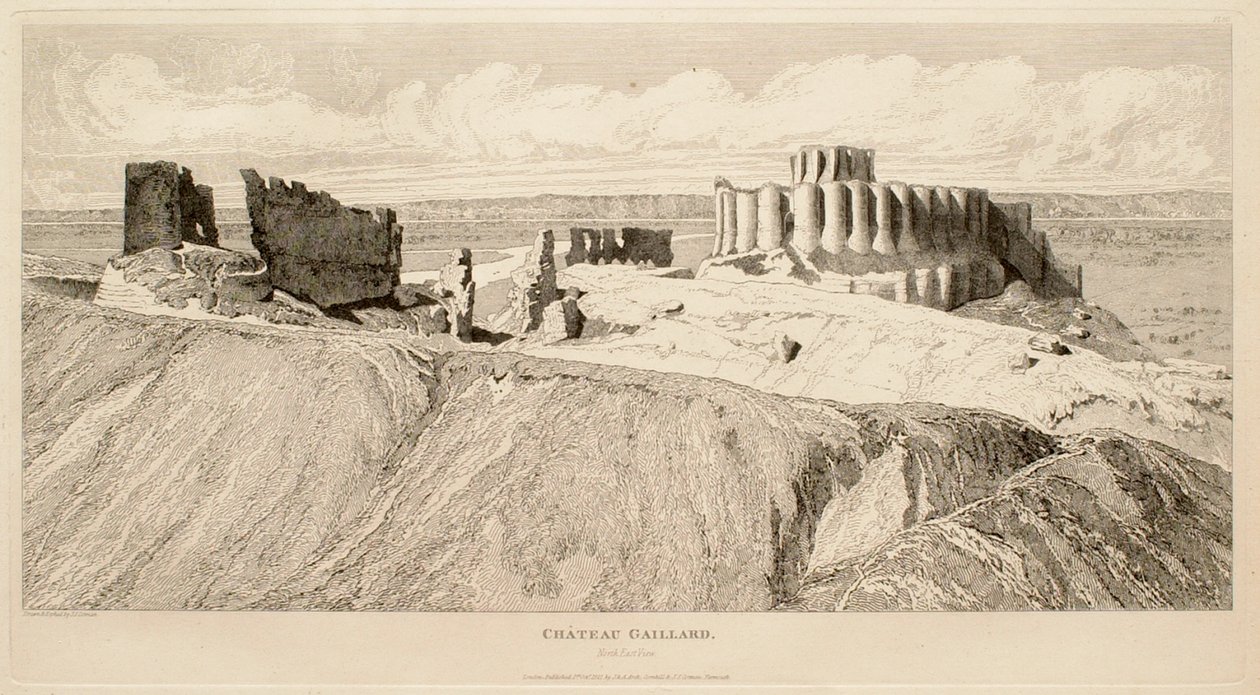 Château Gaillard (vista da nord-est) da John Sell Cotman