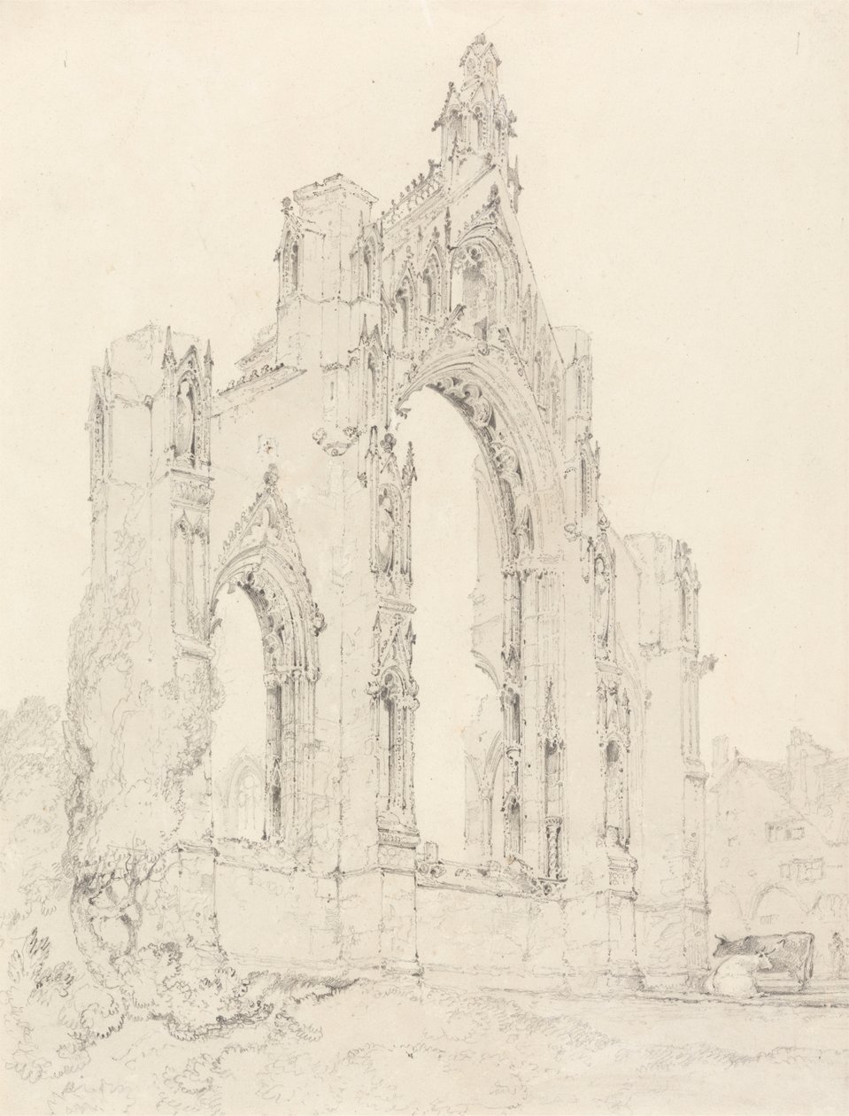 Estremità Orientale della Chiesa di Howden, Yorkshire da John Sell Cotman