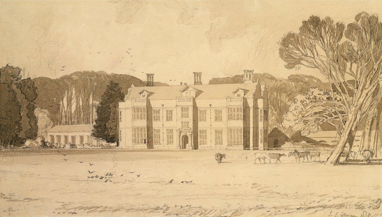 Felbrigg Hall, Norfolk, 1818 da John Sell Cotman