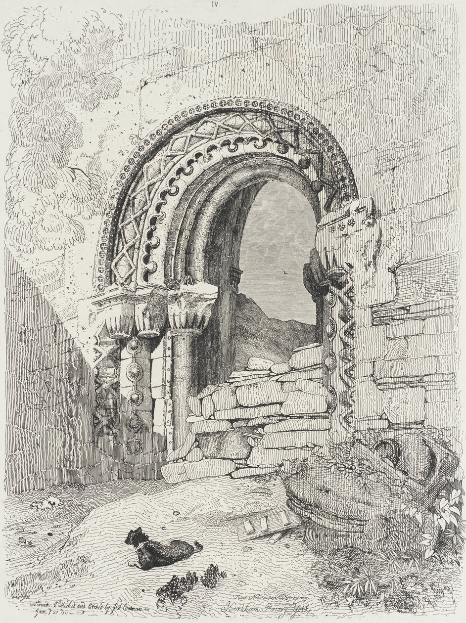 Priorato di Kirkham, York da John Sell Cotman