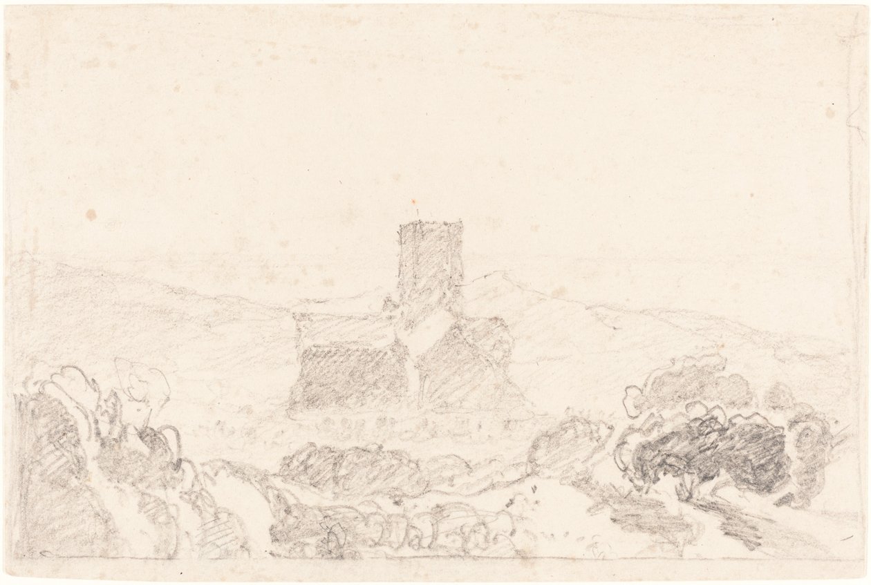 Paesaggio con chiesa da John Sell Cotman