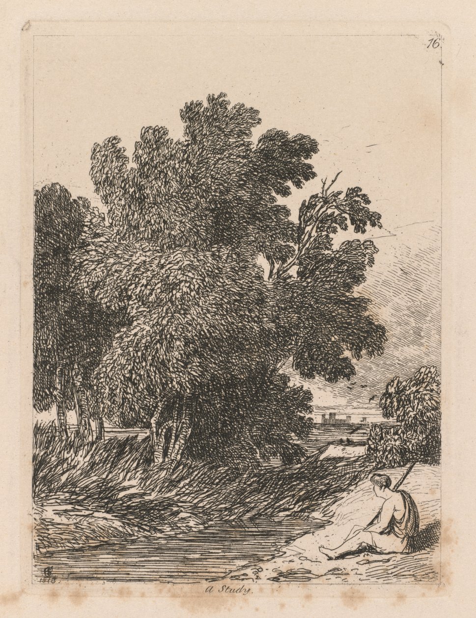 Liber Studiorum: Tavola 16, Uno Studio da John Sell Cotman