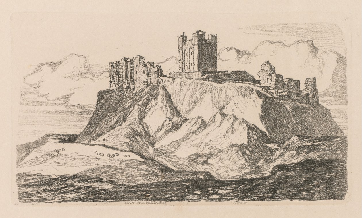 Liber Studiorum: Tavola 30, Castello di Bambro