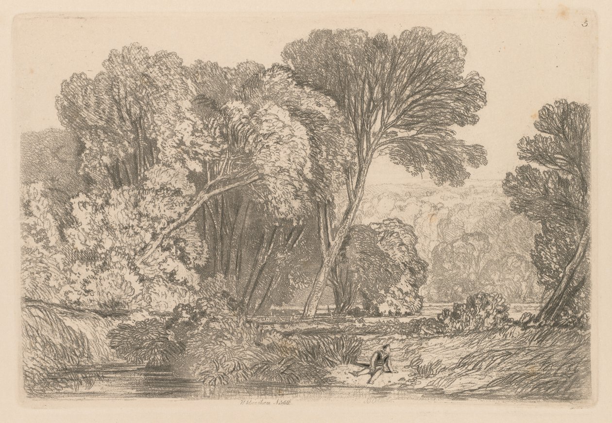 Liber Studiorum: Tavola 5, Walsingham, Norfolk da John Sell Cotman