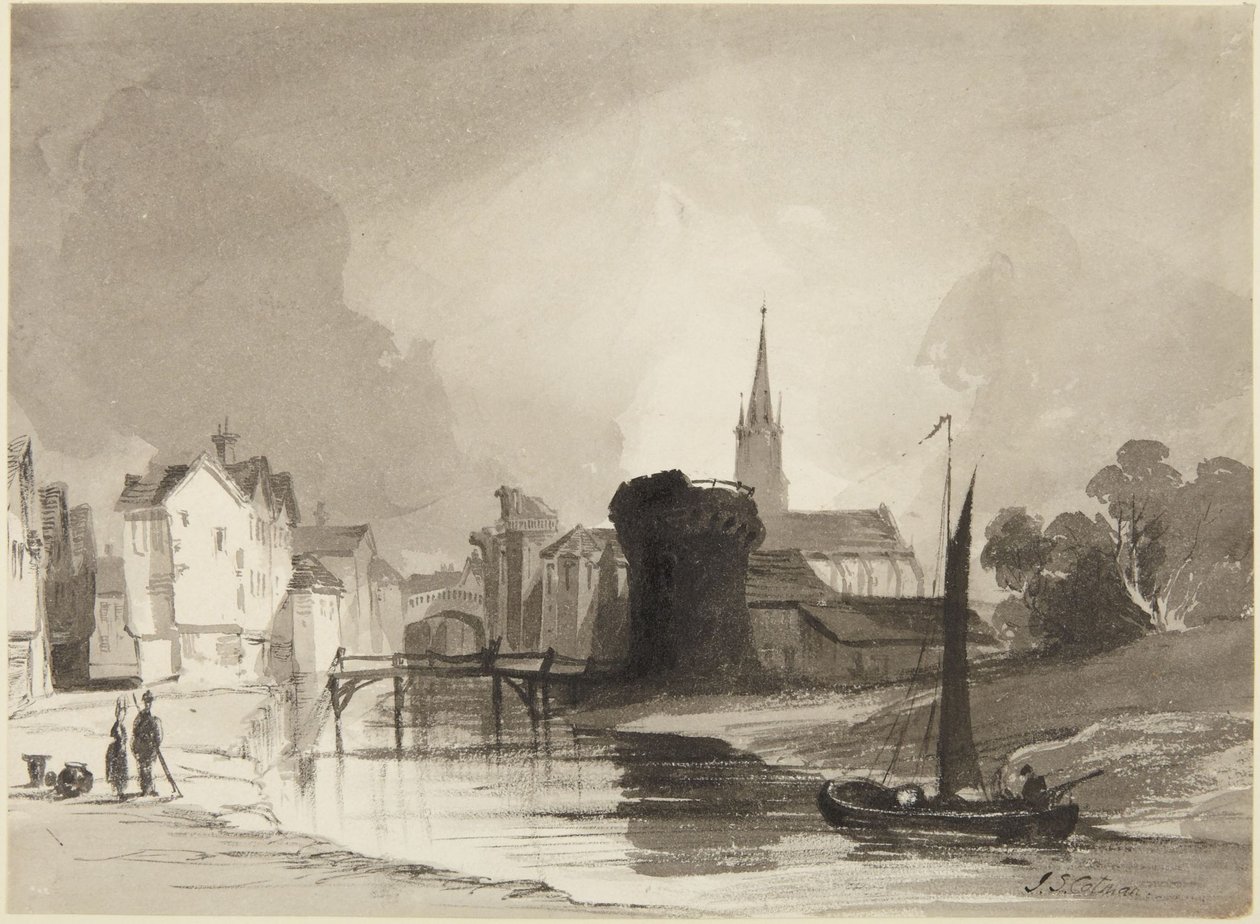 Scena fluviale da John Sell Cotman
