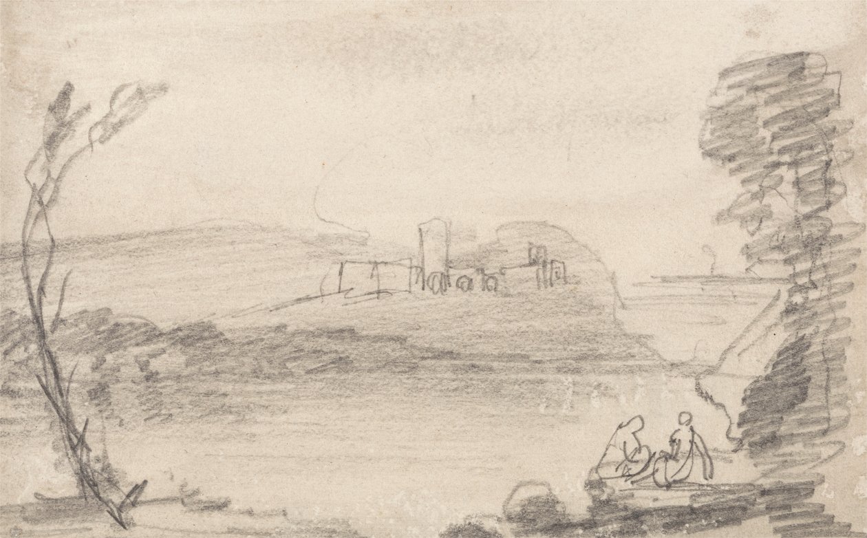 Rovina su un Lago, nello Stile di Richard Wilson da John Sell Cotman