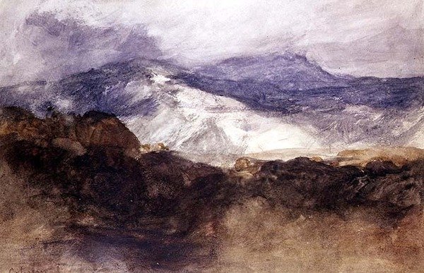 Montagne gallesi da John Sell Cotman