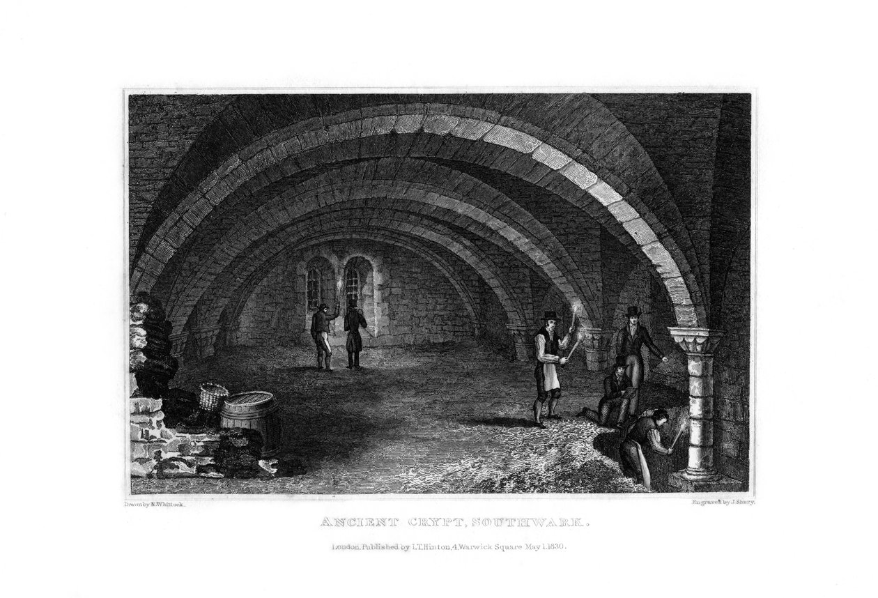 Antica cripta, Southwark da John Shury