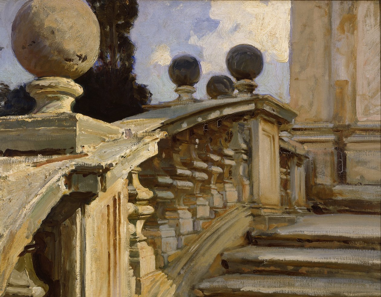 Una balaustra da John Singer Sargent
