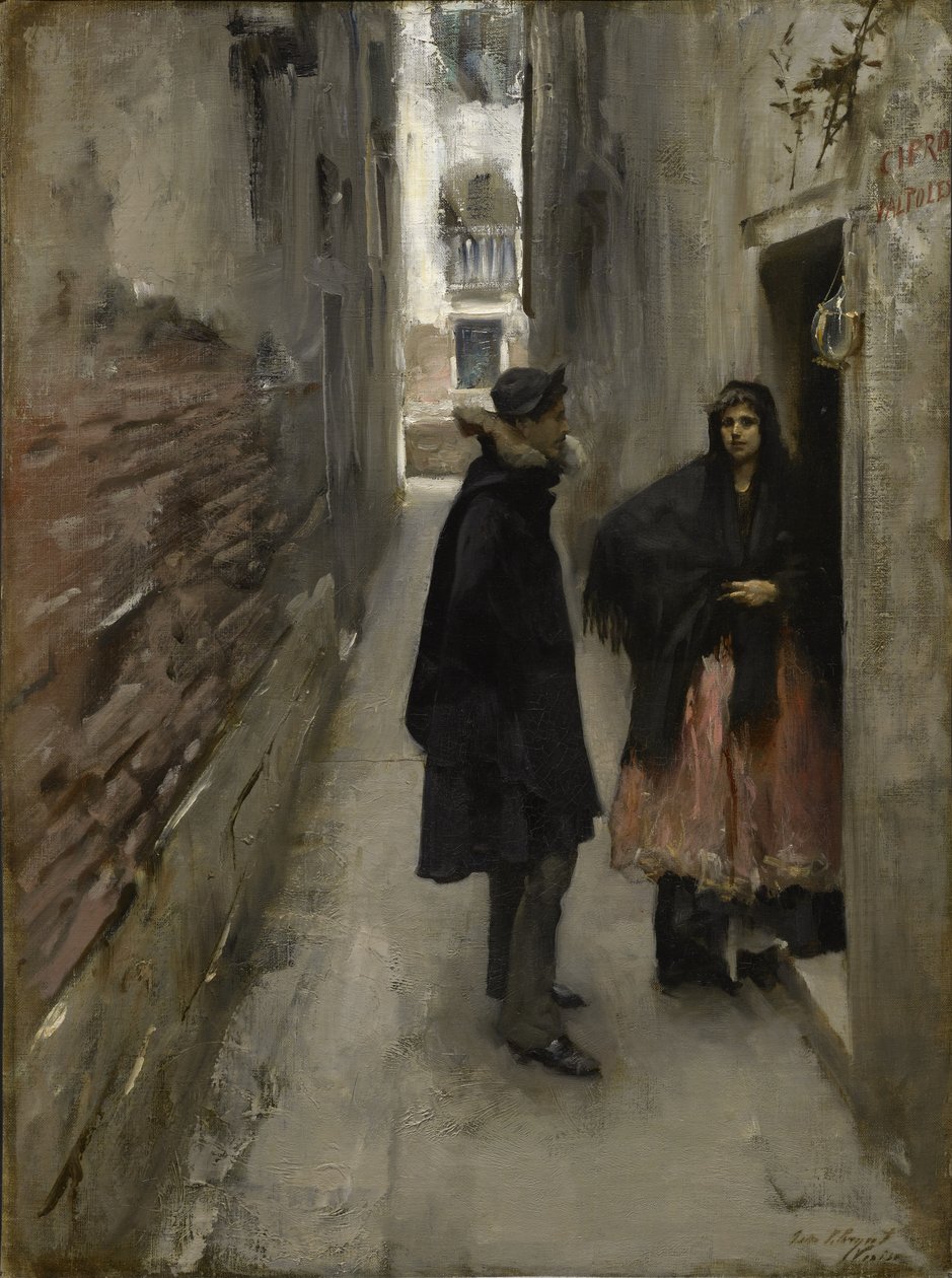 Una strada a Venezia da John Singer Sargent