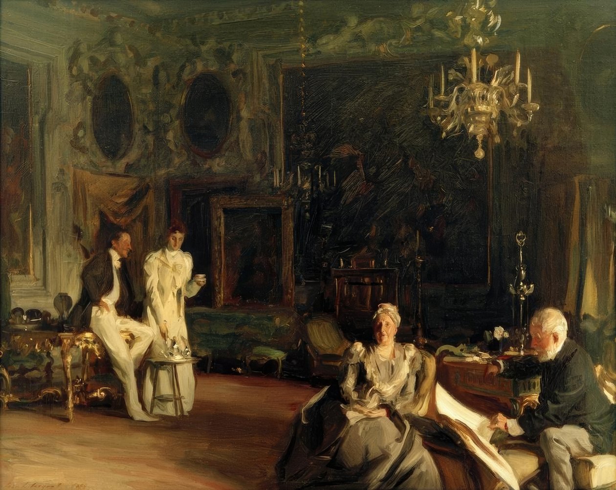 Un interno a Venezia da John Singer Sargent