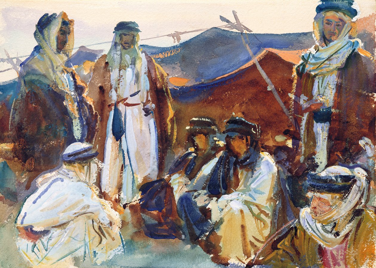 Campo beduino, 1905-06 da John Singer Sargent