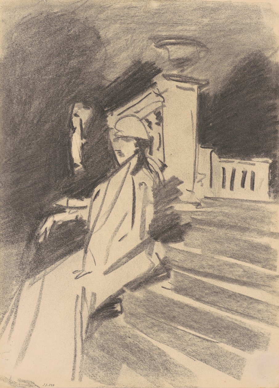 Presso la fontana, Villa Torlonia, Frascati da John Singer Sargent