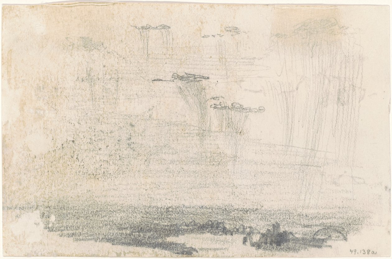 Nuvole (verso) da John Singer Sargent